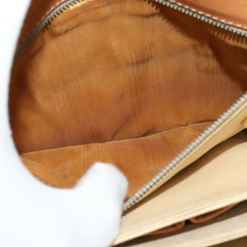 【日本直送】CELINE Macadam帆布肩背包 PVC米色金色 正品 140613-10
