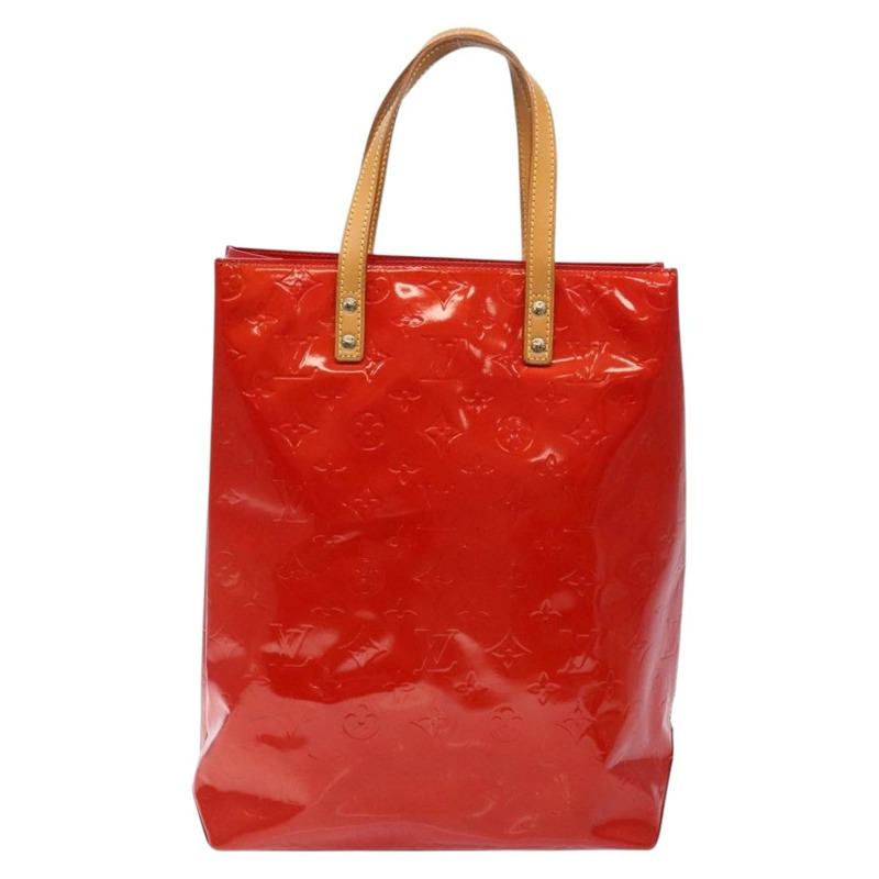 【日本直送】路易威登 Monogram Vernis Reade MM 手提包 紅色 M91086 LV 正品 gh574-1