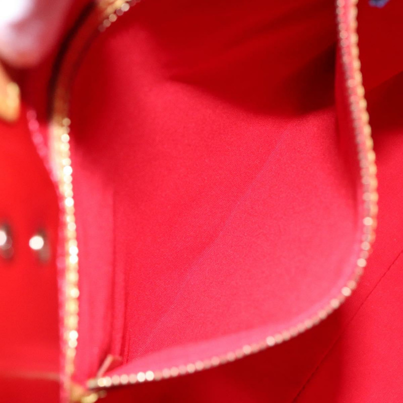 【日本直送】路易威登 Monogram Vernis Reade MM 手提包 紅色 M91086 LV 正品 gh574-19