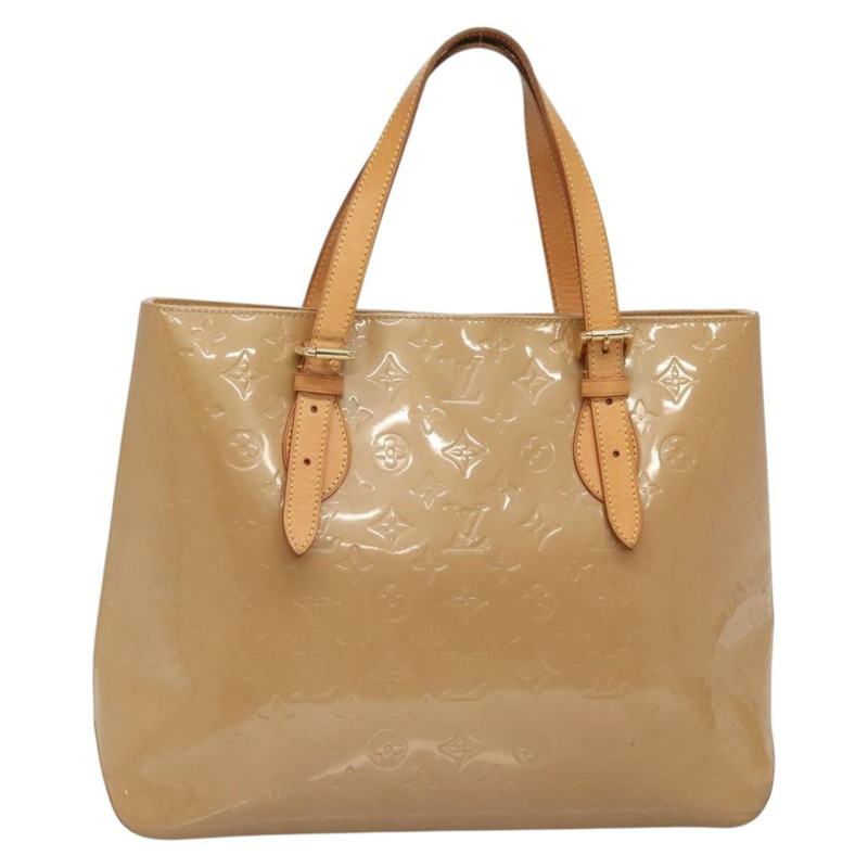 【日本直送】路易威登 Monogram Vernis Brentwood 單肩包 Noisette M91511 正品 gh577-0