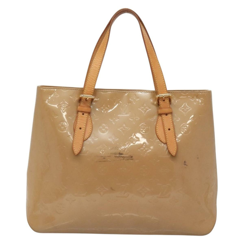 【日本直送】路易威登 Monogram Vernis Brentwood 單肩包 Noisette M91511 正品 gh577-1