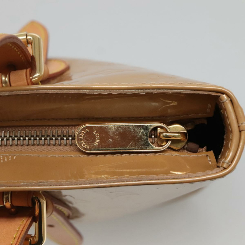 【日本直送】路易威登 Monogram Vernis Brentwood 單肩包 Noisette M91511 正品 gh577-9