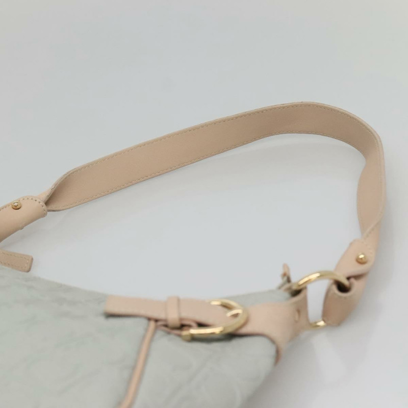 【日本直送】Salvatore Ferragamo Gancini 單肩包 皮革 灰色 米色 金色 正品 140541-7