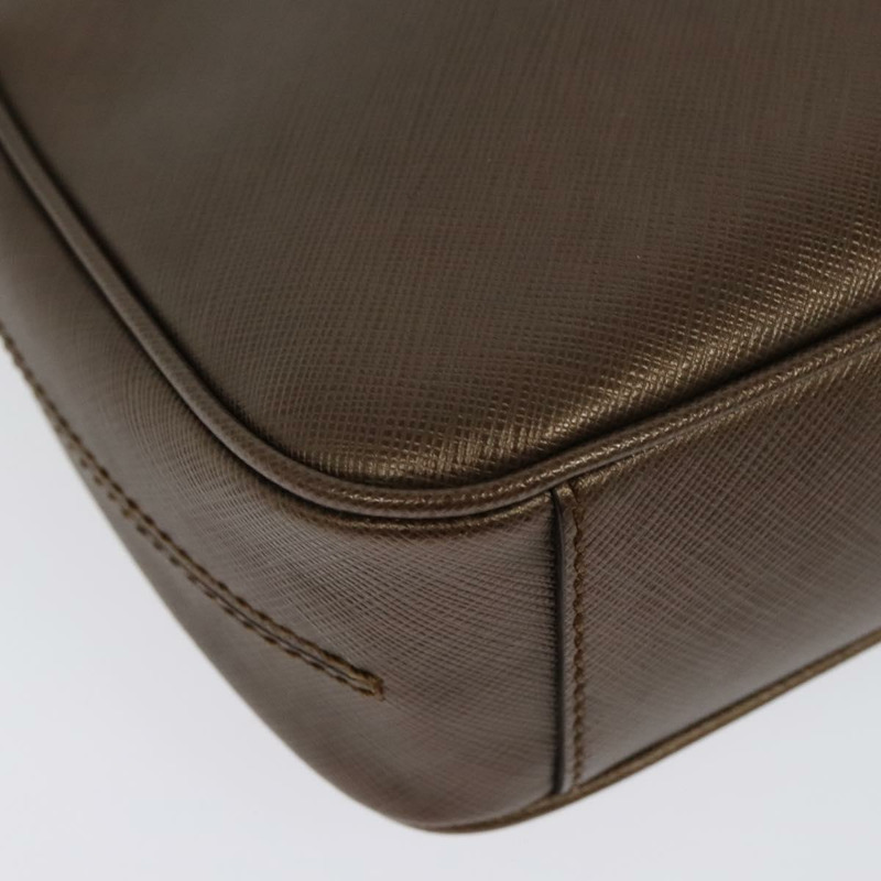 【日本直送】Salvatore Ferragamo Gancini 鏈條單肩包，棕色皮革，金色，正品 gh694-14