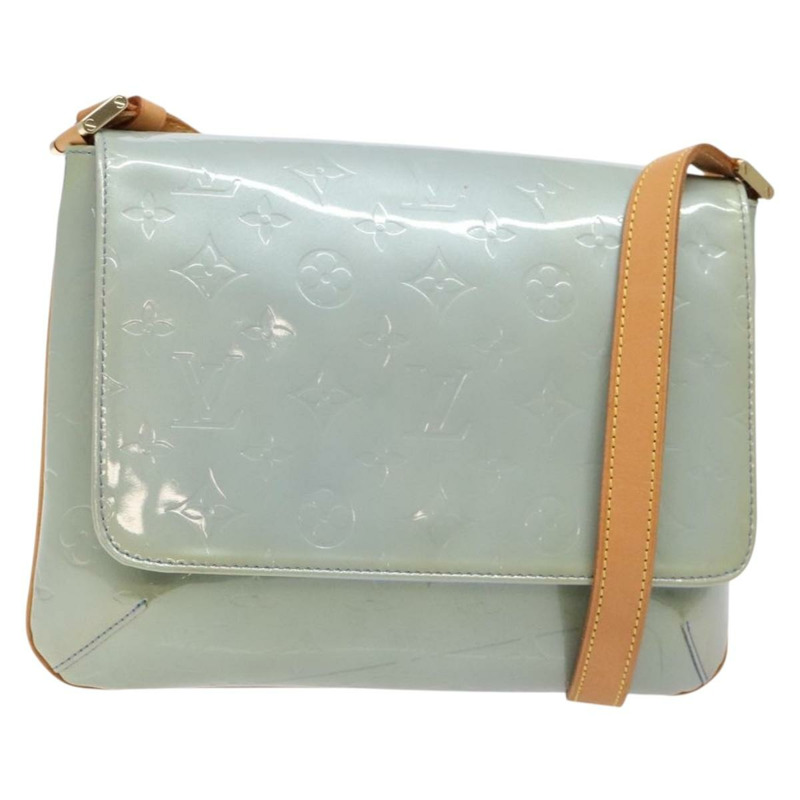 【日本直送】路易威登 Monogram Vernis Thompson Street Bag Lavande M91009 LV Auth gh572-0