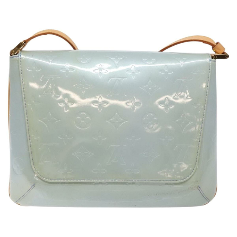 【日本直送】路易威登 Monogram Vernis Thompson Street Bag Lavande M91009 LV Auth gh572-1