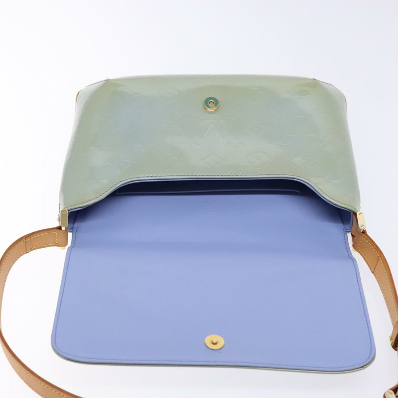 【日本直送】路易威登 Monogram Vernis Thompson Street Bag Lavande M91009 LV Auth gh572-9