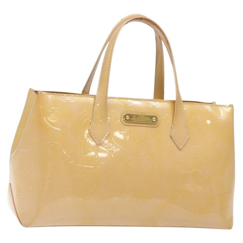 路易威登 Monogram Vernis Wilshire PM 手提包 Broncorail M91452 正品 140560