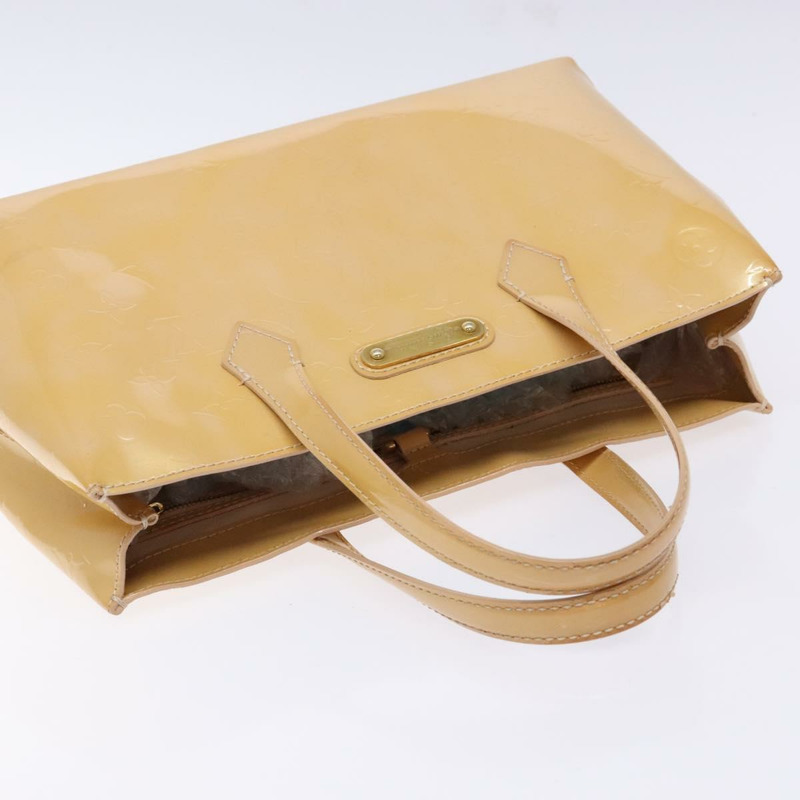 【日本直送】路易威登 Monogram Vernis Wilshire PM 手提包 Broncorail M91452 正品 140560-5