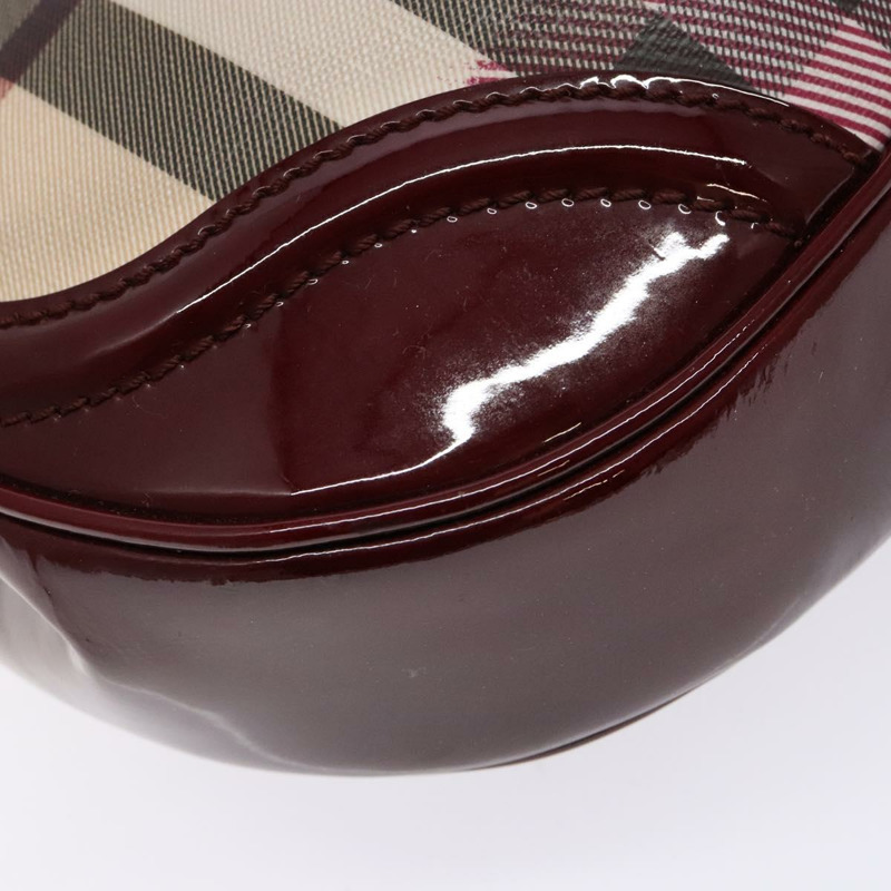 【日本直送】BURBERRY Nova 格紋肩背包 PVC 米色 正品 140319-13