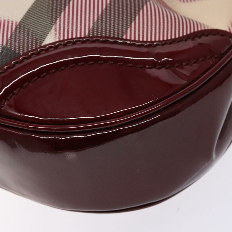 【日本直送】BURBERRY Nova 格紋肩背包 PVC 米色 正品 140319-14