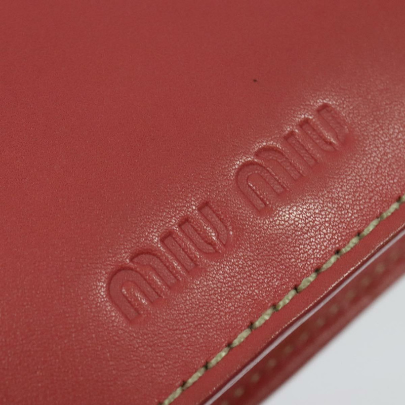 【日本直送】Miu Miu 粉紅金色皮革肩背包，正品編號 140313-16