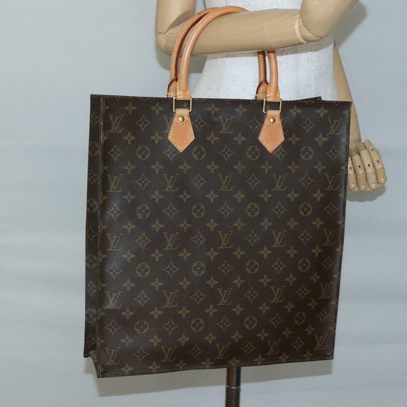 【日本直送】路易威登 Monogram Sac Plat 手提包 M51140 LV 正品 140332-19