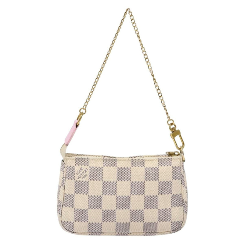 【日本直送】路易威登 Damier Azur 迷你手拿包配件包 N41669 LV 正品 140382-1
