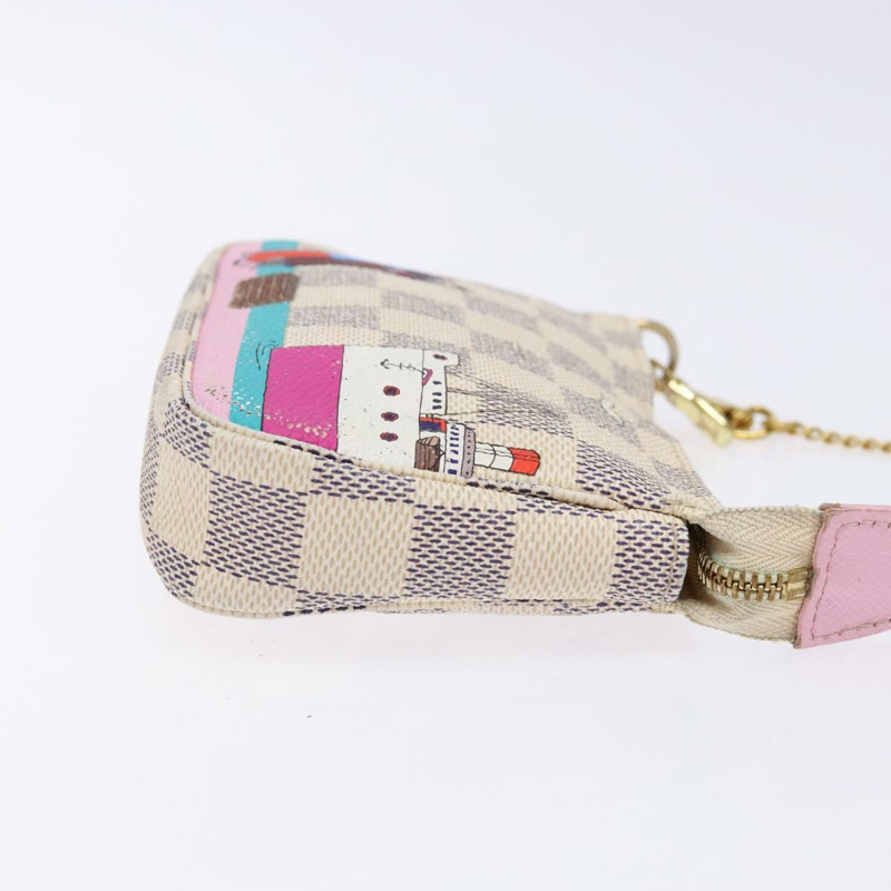 【日本直送】路易威登 Damier Azur 迷你手拿包配件包 N41669 LV 正品 140382-2