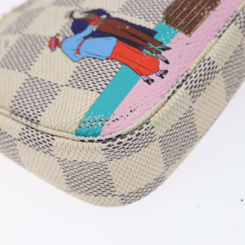 【日本直送】路易威登 Damier Azur 迷你手拿包配件包 N41669 LV 正品 140382-13