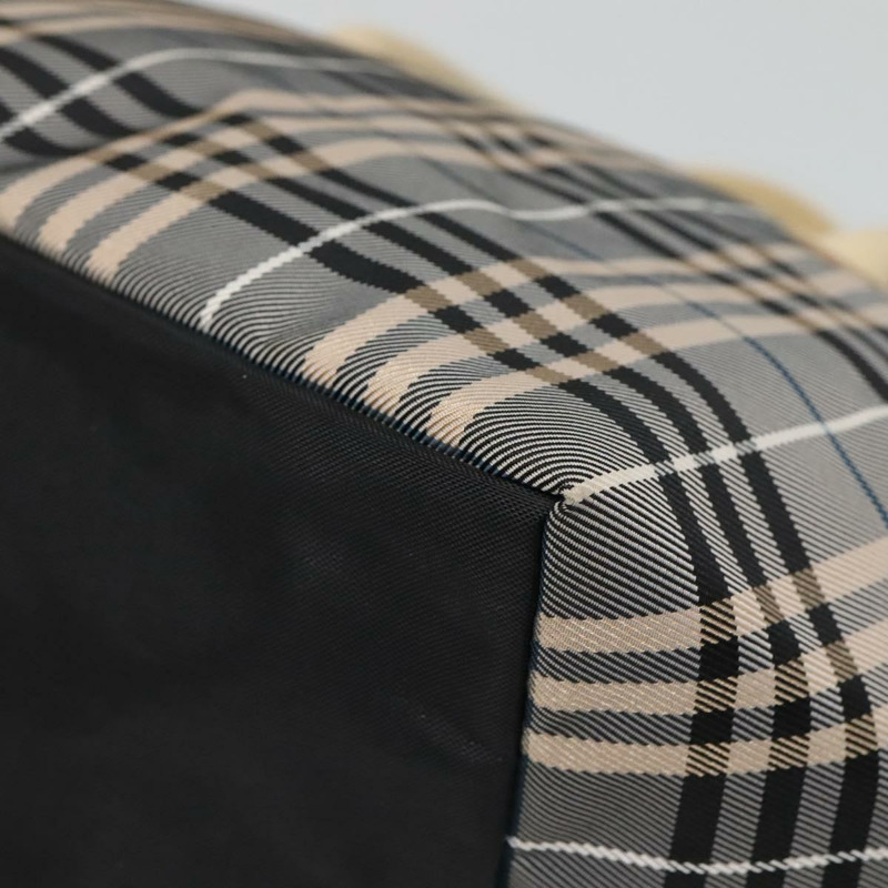 【日本直送】BURBERRY Blue Label Nova 格紋托特包 尼龍灰色 正品 ti3408-14