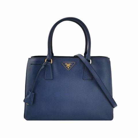 Prada Galleria殺手包大號牛皮純色三角徽標斜挎包單肩包