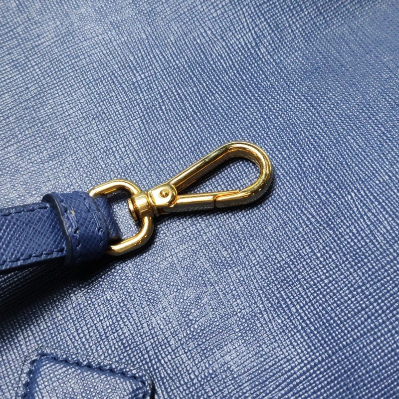 Prada Galleria殺手包大號牛皮純色三角徽標斜挎包單肩包-10