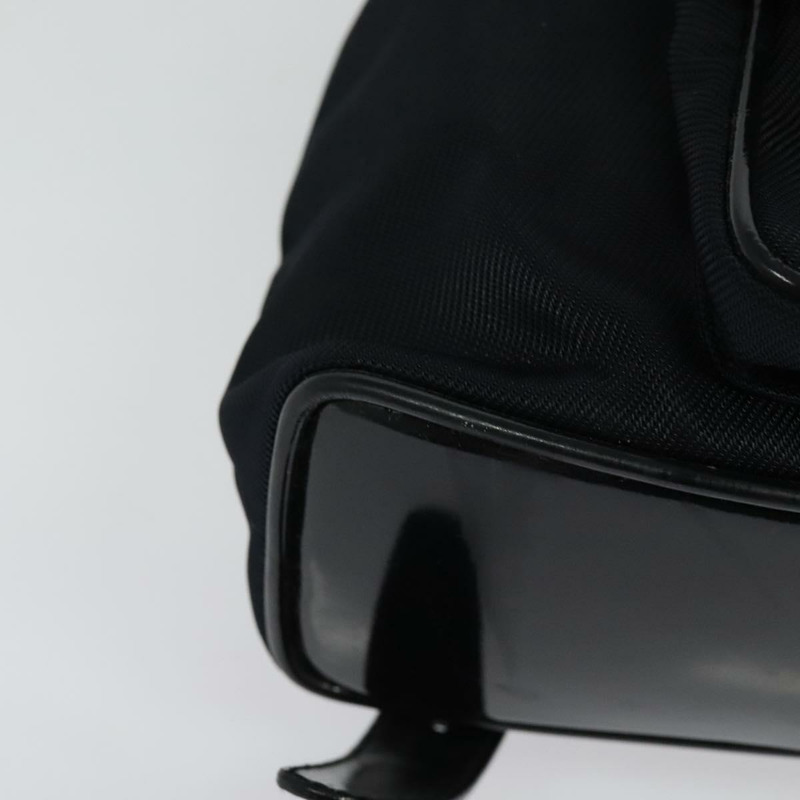 【日本直送】GUCCI 竹編雙肩包 尼龍材質 黑色 銀色 003 3444 0030 正品 ep10557-8