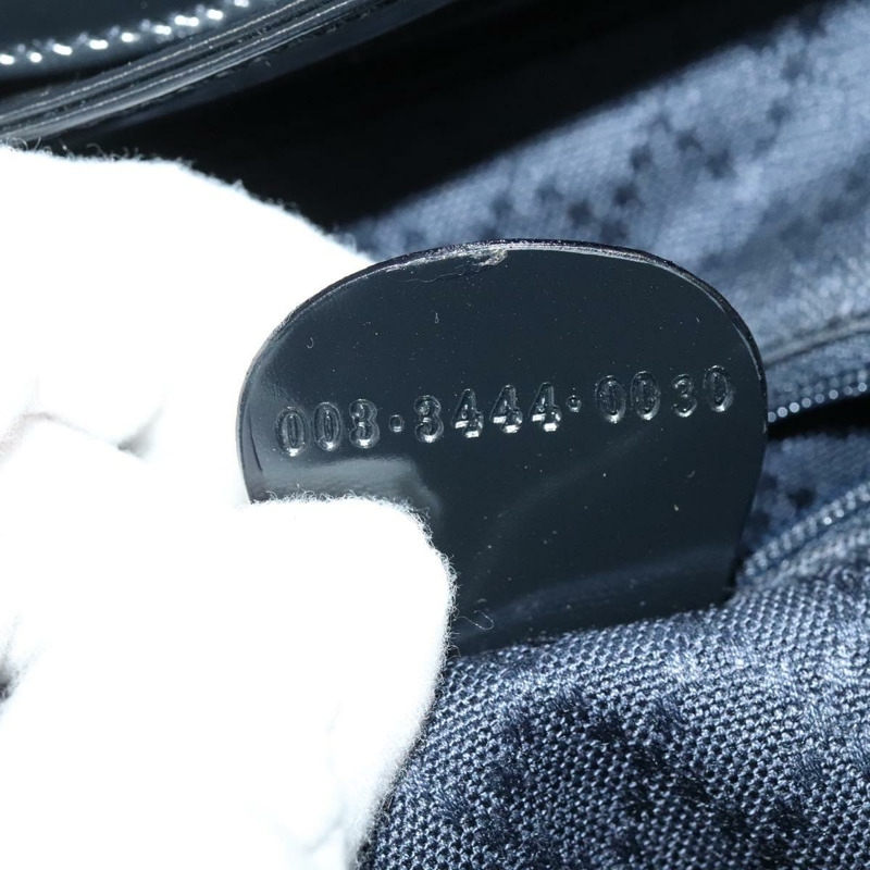 【日本直送】GUCCI 竹編雙肩包 尼龍材質 黑色 銀色 003 3444 0030 正品 ep10557-11