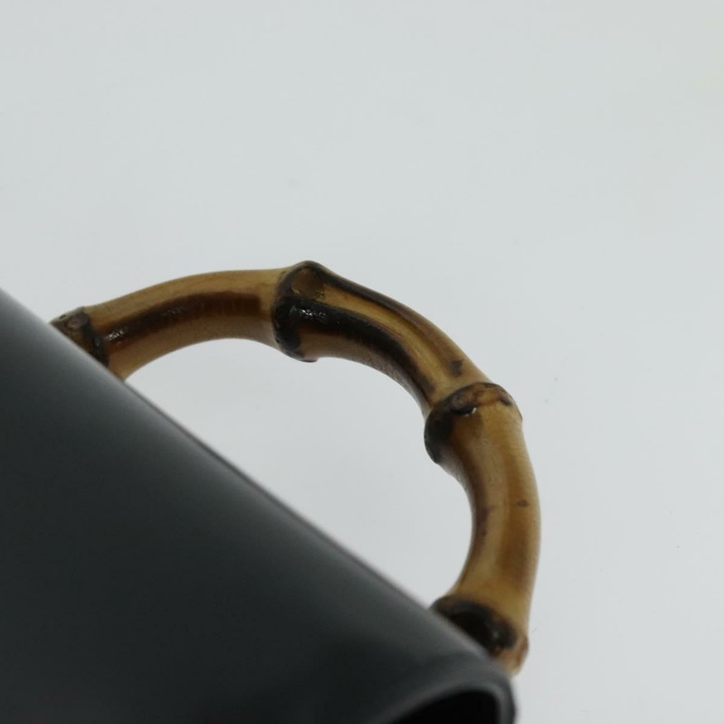 【日本直送】GUCCI 竹編雙肩包 尼龍材質 黑色 銀色 003 3444 0030 正品 ep10557-13