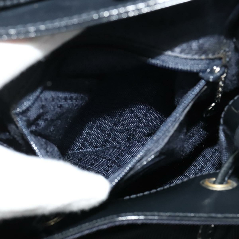 【日本直送】GUCCI 竹編雙肩包 尼龍材質 黑色 銀色 003 3444 0030 正品 ep10557-21