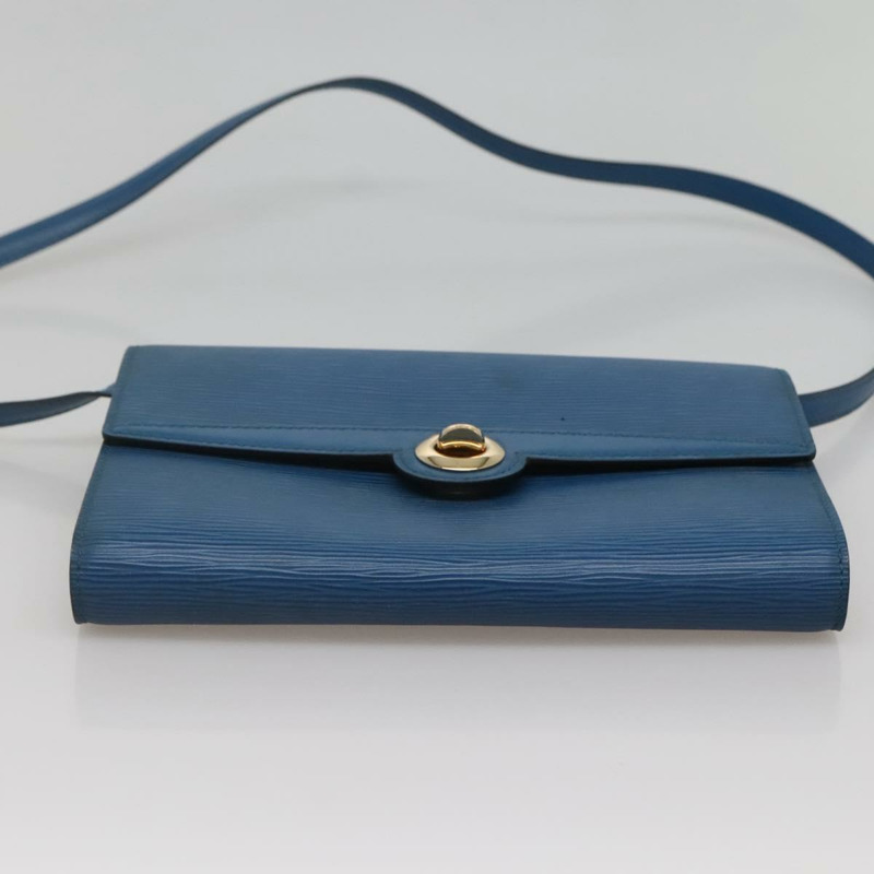 【日本直送】路易威登 Epi Pochette Arche 單背包 藍色 M52575 LV 正品 ep10558-4
