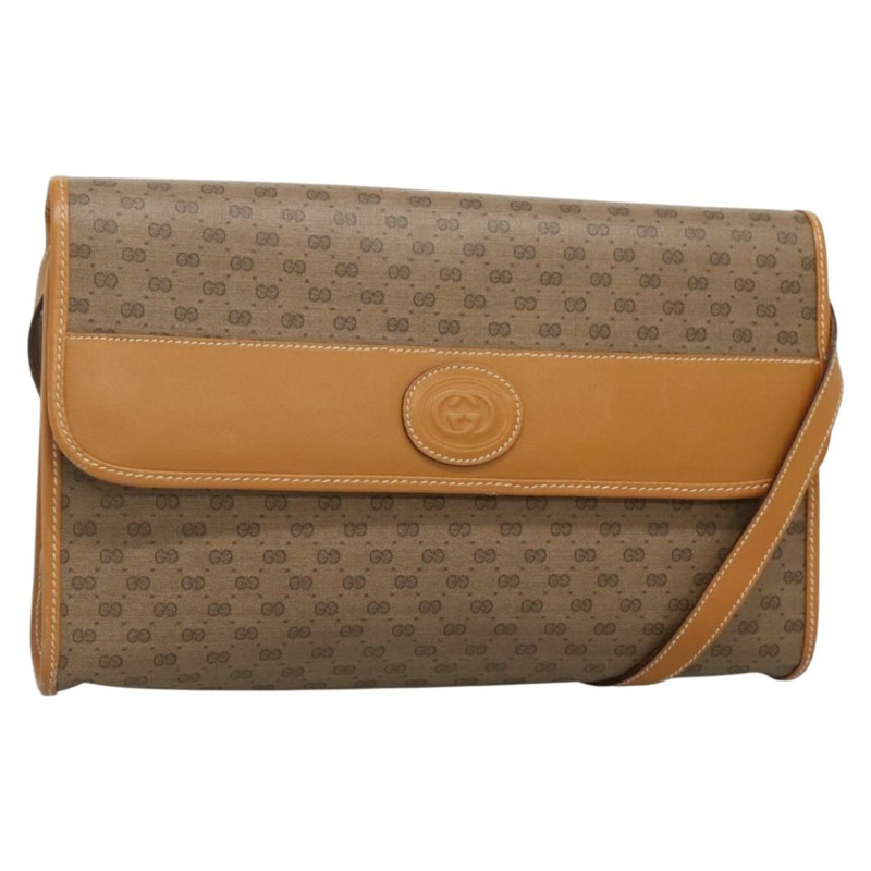 【日本直送】GUCCI Micro GG Supreme 單肩包 PVC 米色 金色 004 58 0264 正品 ep10535-0