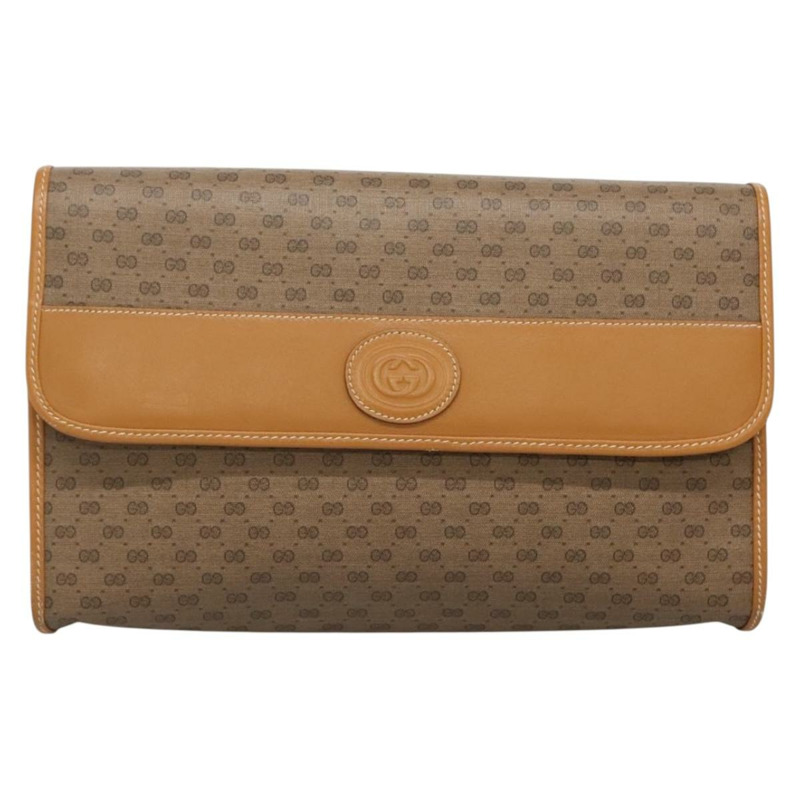 【日本直送】GUCCI Micro GG Supreme 單肩包 PVC 米色 金色 004 58 0264 正品 ep10535-12