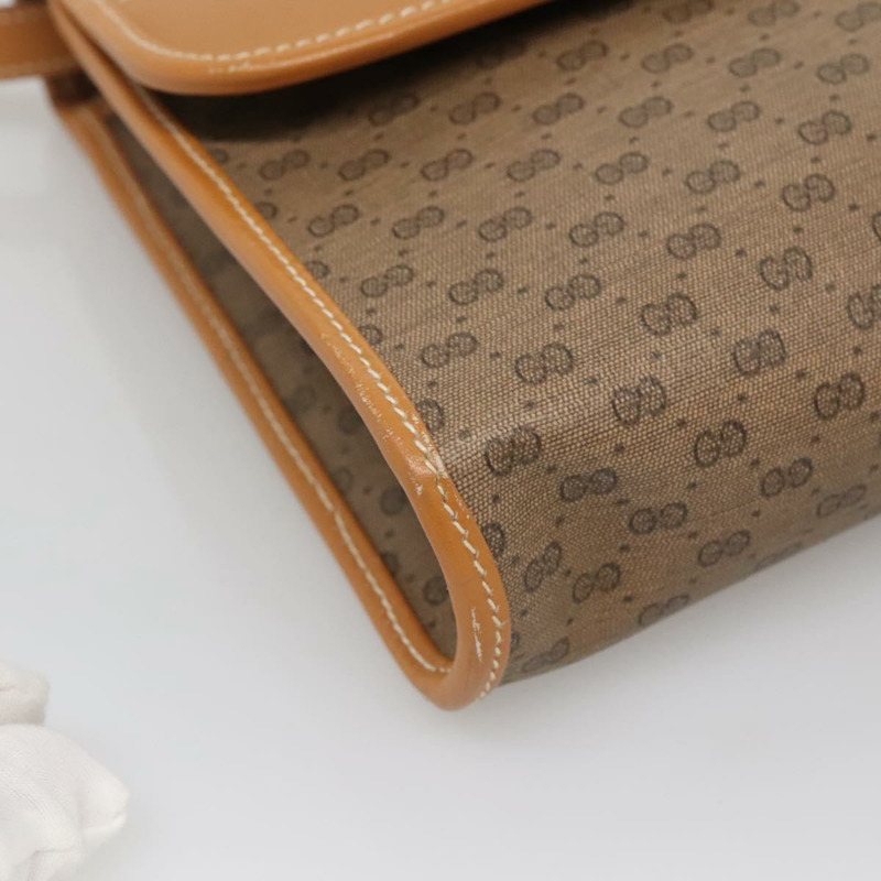 【日本直送】GUCCI Micro GG Supreme 單肩包 PVC 米色 金色 004 58 0264 正品 ep10535-13