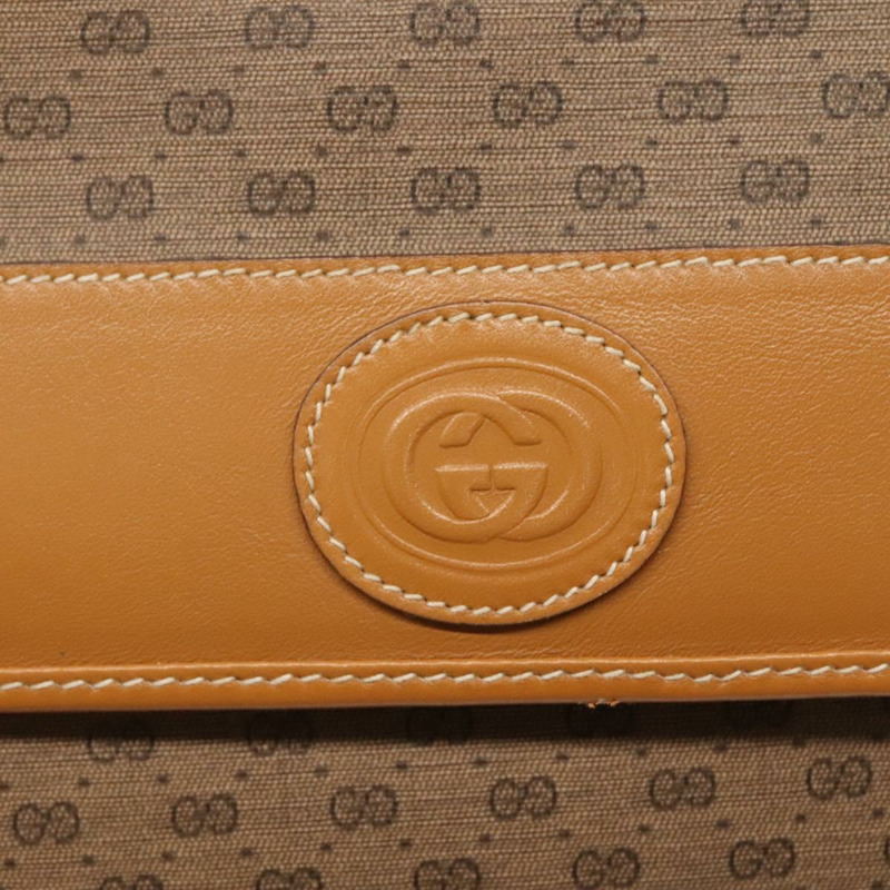【日本直送】GUCCI Micro GG Supreme 單肩包 PVC 米色 金色 004 58 0264 正品 ep10535-17
