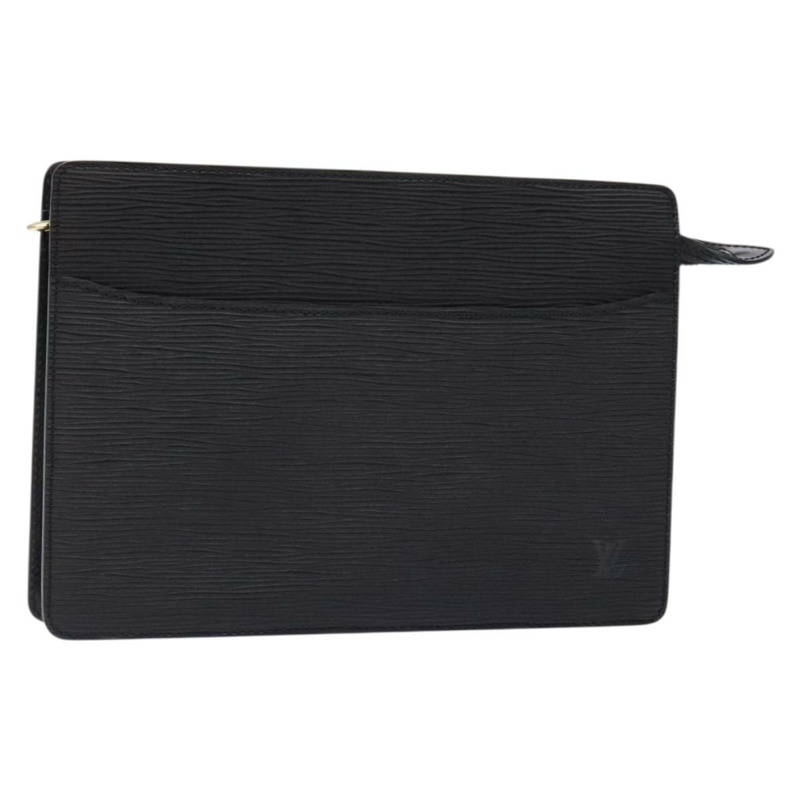 【日本直送】路易威登 Epi Pochette Homme 手拿包黑色 Noir M52522 LV 正品 fm4856-0