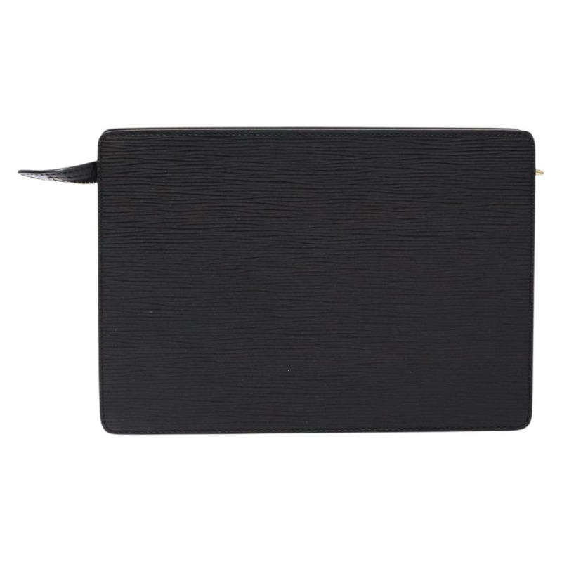 【日本直送】路易威登 Epi Pochette Homme 手拿包黑色 Noir M52522 LV 正品 fm4856-1