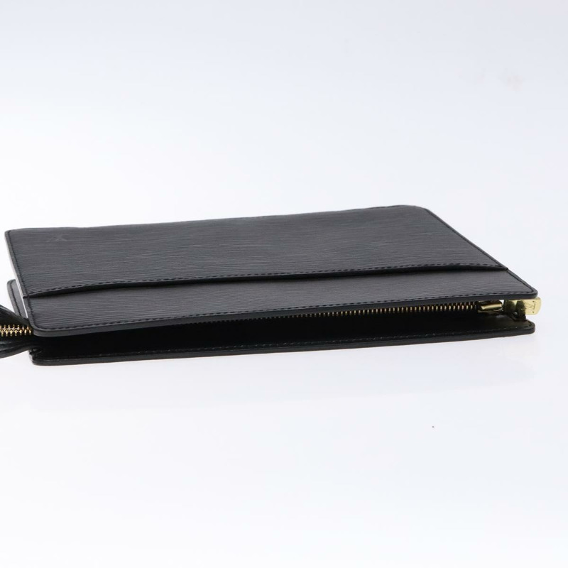 【日本直送】路易威登 Epi Pochette Homme 手拿包黑色 Noir M52522 LV 正品 fm4856-4