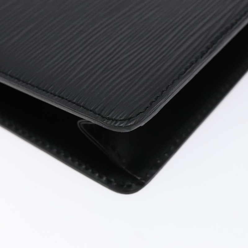 【日本直送】路易威登 Epi Pochette Homme 手拿包黑色 Noir M52522 LV 正品 fm4856-13