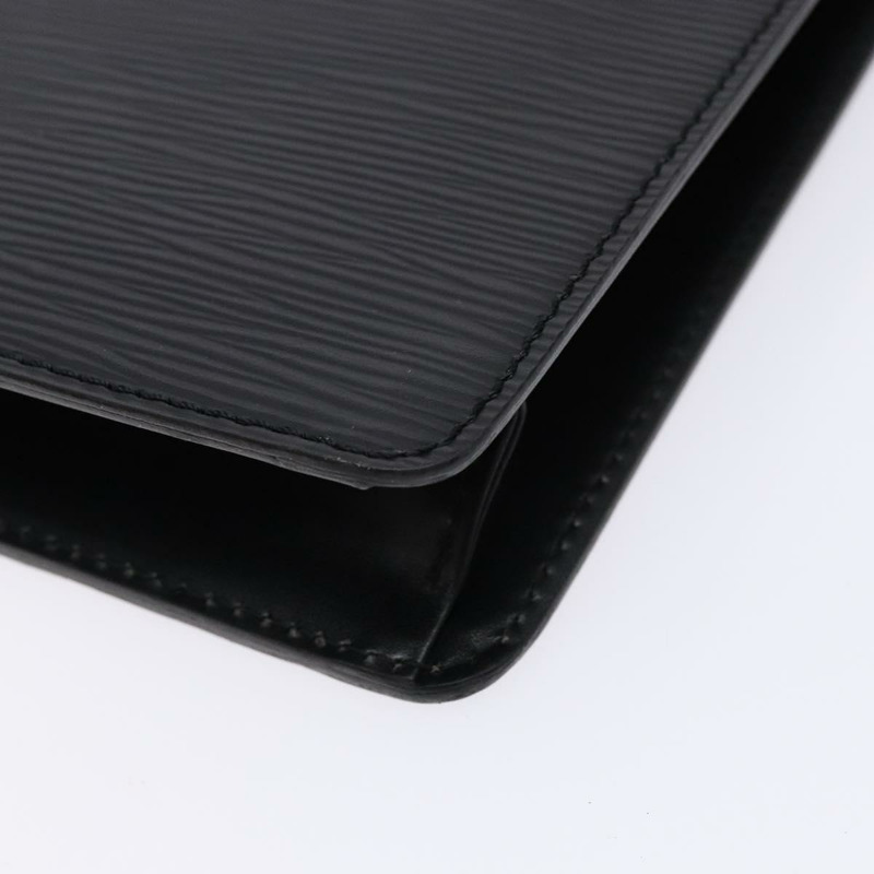 【日本直送】路易威登 Epi Pochette Homme 手拿包黑色 Noir M52522 LV 正品 fm4856-14