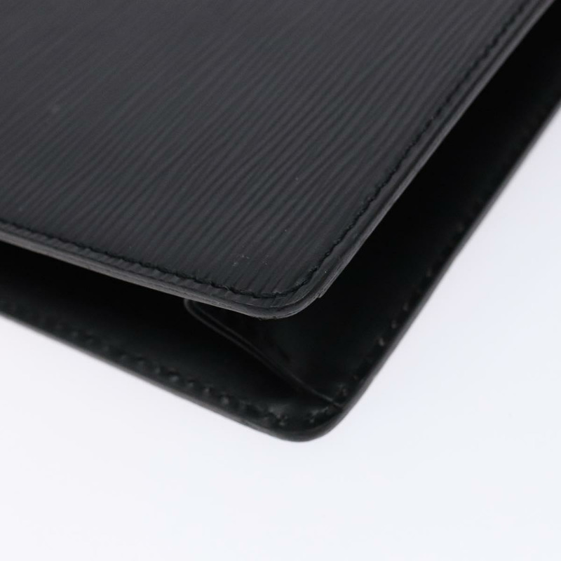 【日本直送】路易威登 Epi Pochette Homme 手拿包黑色 Noir M52522 LV 正品 fm4856-15