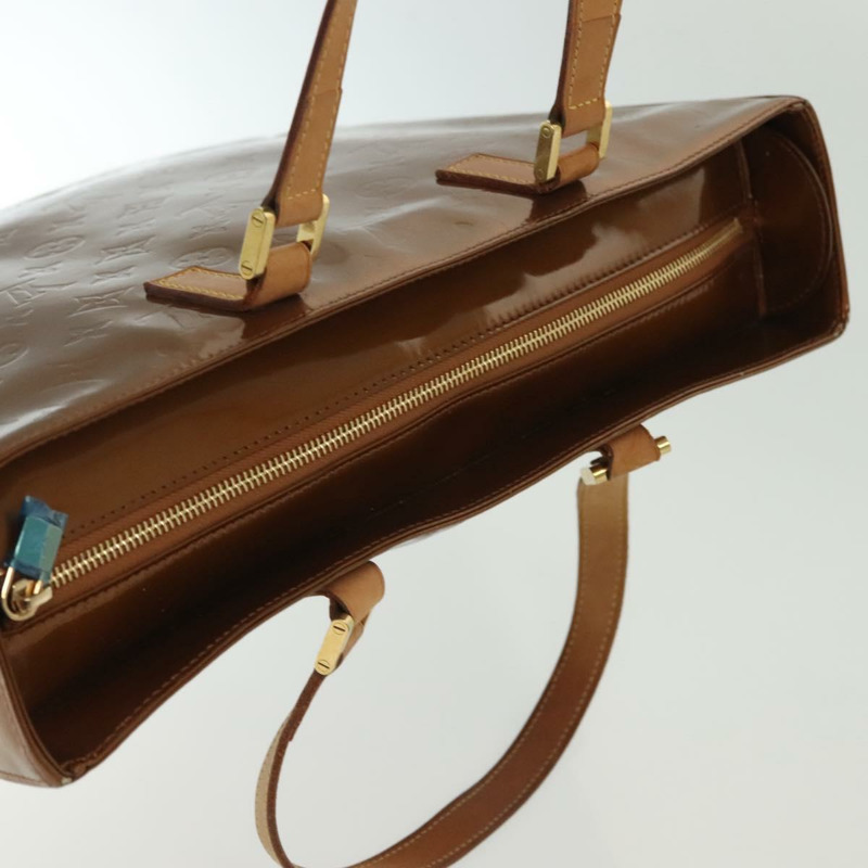 【日本直送】路易威登 Monogram Vernis Columbus 手提包 青銅色 M91134 LV Auth ep10401-6