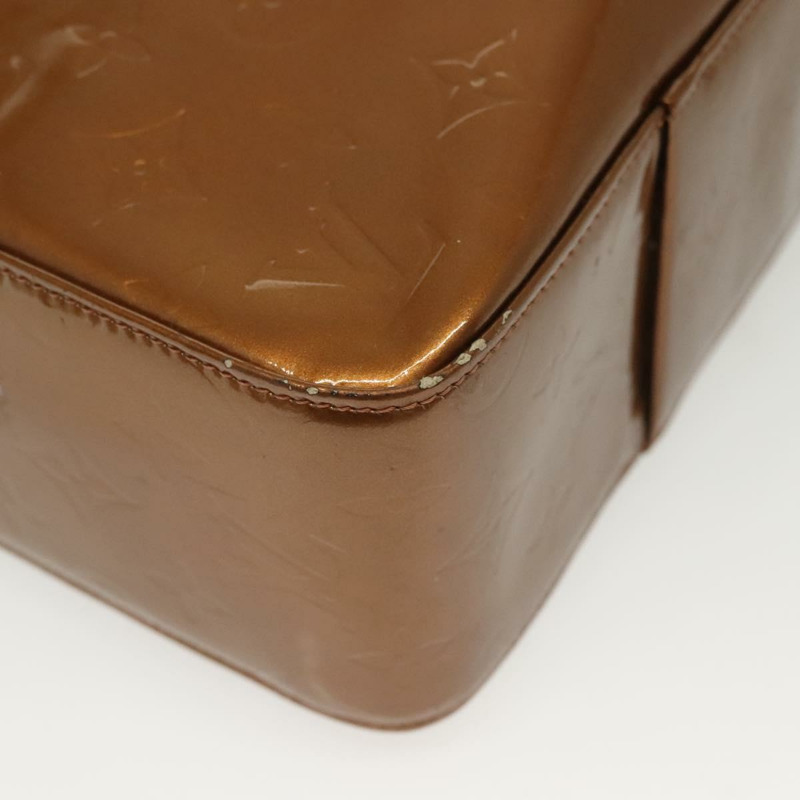 【日本直送】路易威登 Monogram Vernis Columbus 手提包 青銅色 M91134 LV Auth ep10401-14