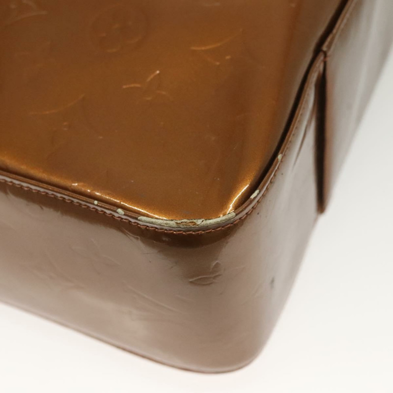 【日本直送】路易威登 Monogram Vernis Columbus 手提包 青銅色 M91134 LV Auth ep10401-15