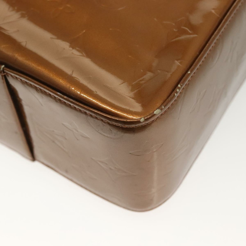 【日本直送】路易威登 Monogram Vernis Columbus 手提包 青銅色 M91134 LV Auth ep10401-16