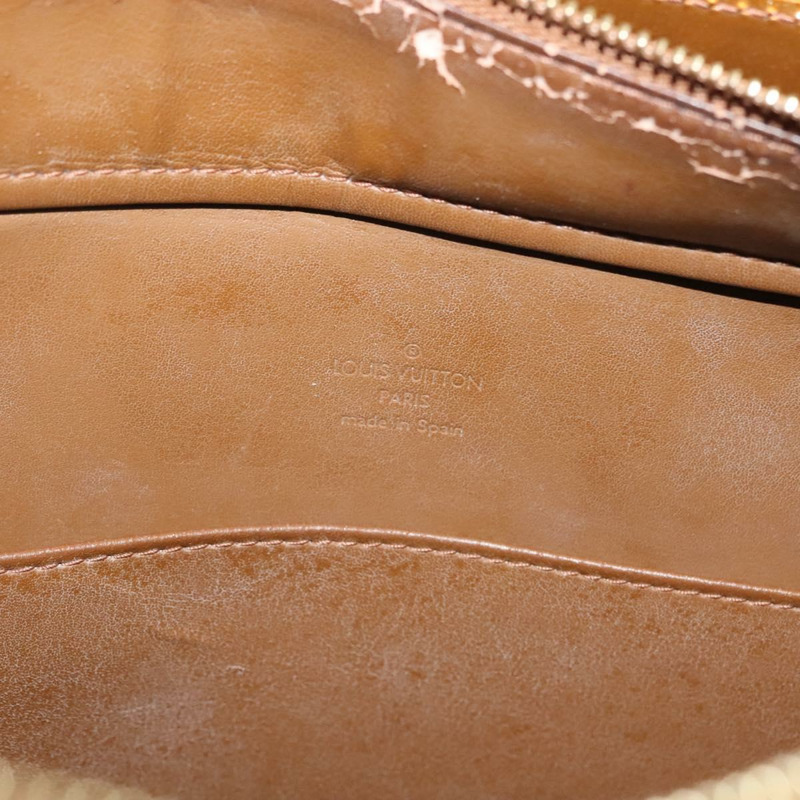 【日本直送】路易威登 Monogram Vernis Columbus 手提包 青銅色 M91134 LV Auth ep10401-18