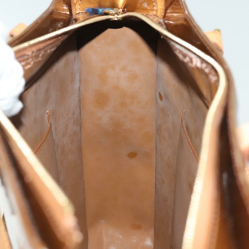 【日本直送】路易威登 Monogram Vernis Columbus 手提包 青銅色 M91134 LV Auth ep10401-19