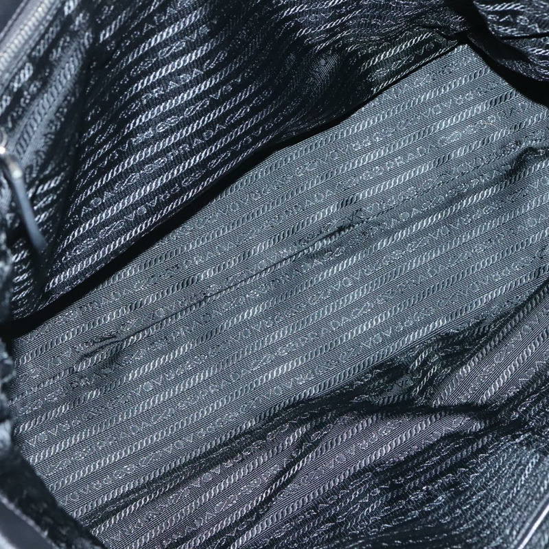 【日本直送】PRADA 尼龍托特包 黑色 銀色 正品 ep10543-10