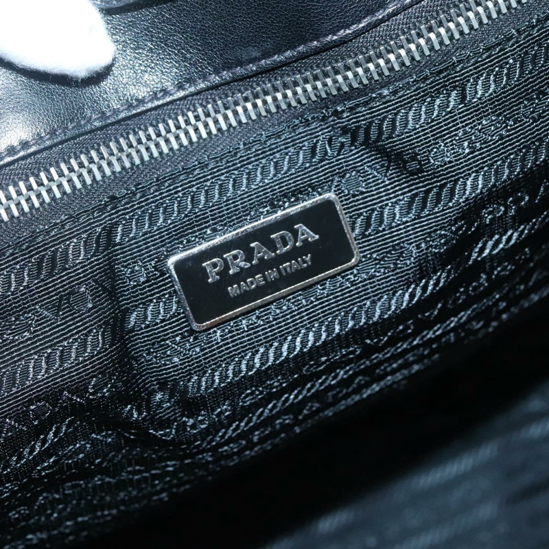 【日本直送】PRADA 尼龍托特包 黑色 銀色 正品 ep10543-16