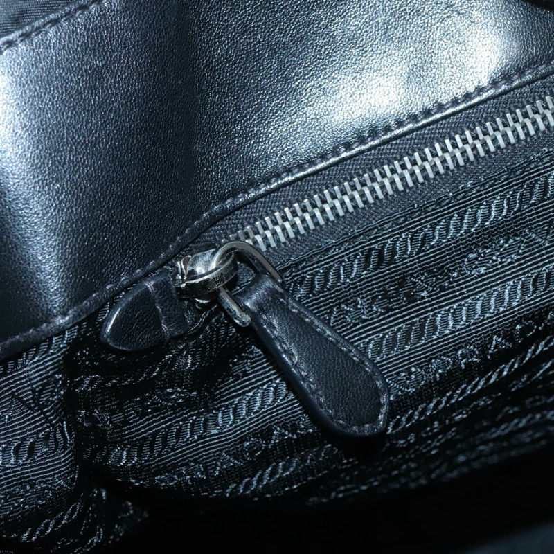 【日本直送】PRADA 尼龍托特包 黑色 銀色 正品 ep10543-17