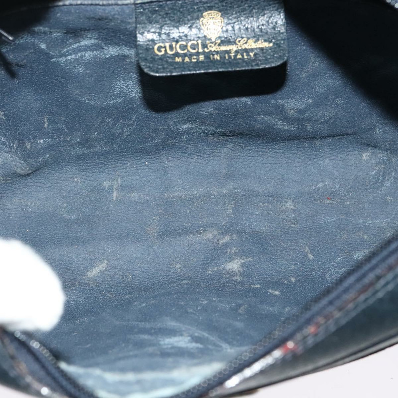 【日本直送】GUCCI GG Supreme Sherry Line 單肩包 PVC 海軍藍/金色 001 4071 5 Auth 141349-9