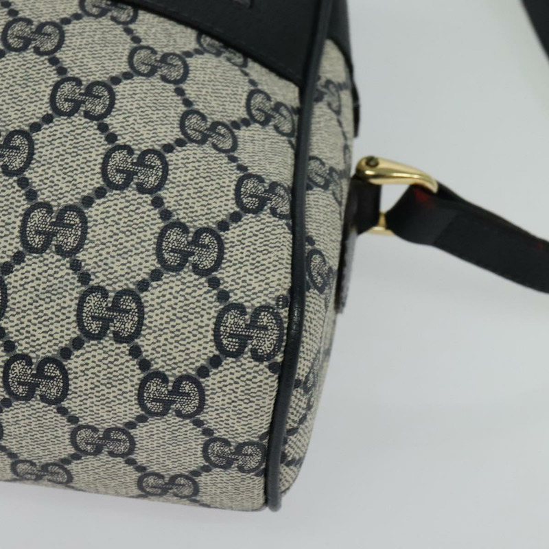 【日本直送】GUCCI GG Supreme Sherry Line 單肩包 PVC 海軍藍/金色 001 4071 5 Auth 141349-13