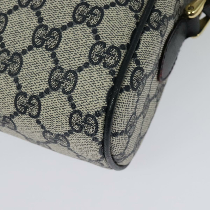 【日本直送】GUCCI GG Supreme Sherry Line 單肩包 PVC 海軍藍/金色 001 4071 5 Auth 141349-15
